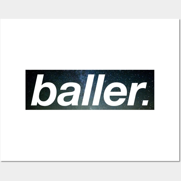 Baller Wall Art by hoopoe